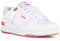 Globe Fusion Skateschuhe für Herren, Weiß/Rot, 42 EU