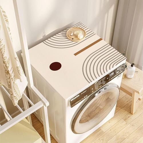 QMZDXH Cubierta Antipolvo para Lavadora Funda para Lavadora de Exterior Lavadora a Prueba de Polvo Funda Lavadora Carga Superior/Frontal gabinete para Lavadora G,65 * 90cm