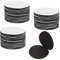 Klettband Selbstklebender Extra Stark 20 Paar Runde Klettpunkte 50 mm Schwarze Selbstklebender Klettverschluss für Stoff zur Befestigung von Bettlaken, Sofas und Teppichen