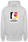 Spreadshirt Team Germany Handball - Logo Sportdesign Unisex Hoodie, L, Hellgrau meliert