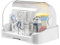 Toddler Bottles Storage Box, Dustproof Bottle Storage with Removable Drip Tray, Countertop Rack for Toddler Bottles and Storage Box, 31,5 x 25,5 x 25 cm