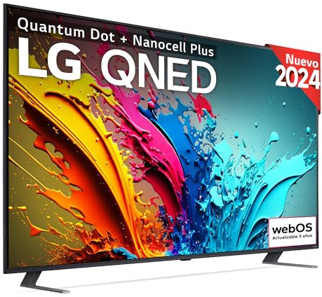 LG 65QNED85T6C 65, 4K QNED, Smart TV, HDR10, WebOS24, Serie 85, Procesador Alta Potencia, Dolby Digital Plus, Gaming, Alexa/Google Assistant, Negro