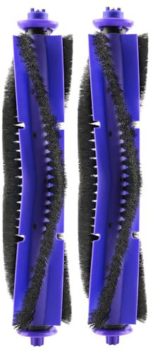 Lot de 2 rouleaux brosses de rechange compatibles avec aspirateur robot Narwal Freo et Mop Combo, pièces de rechange, kit d'accessoires 2 rouleaux de brosse