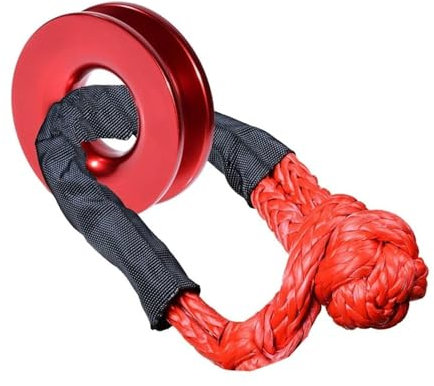 nmbhus Winch Soft Shackle Recovery Ring Kit for Off-Road-On-Road-SUV 4x4 Trailer Snatch-Ring 41.000lbs Winch (Size : A)