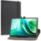 LiuShan Custodia per DOOGEE U11,360 Gradi di Rotazione Custodia in Pelle PU con Supporto Caso per DOOGEE U11/DOOGEE U11 PRO/OUKITEL OT8/Blackview Tab 90 WiFi/iPlay 60 Lite Tablet,Nero