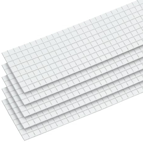 sourcing map 7320 Pcs 5 x 5mm Disco Ball Tiles, Silver Self-Adhesive Glass Mirror Mosaic Tiles for DIY Craft Decoration, Mini Tiles Stickers