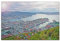 Norwegen Puzzle 1000 Teile Norwegen Bergen Puzzle Spiel Kunstwerk Reise Souvenir 38x26CM