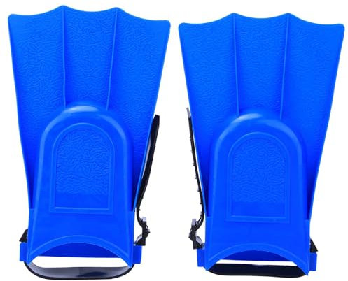 Kinderflossen, Professionelle Tauchflossen aus PVC für das Training, Schwimmausrüstung mit Stromlinienförmigem Rahmen, Schnelle Entwässerung (25 bis 30 Meter)