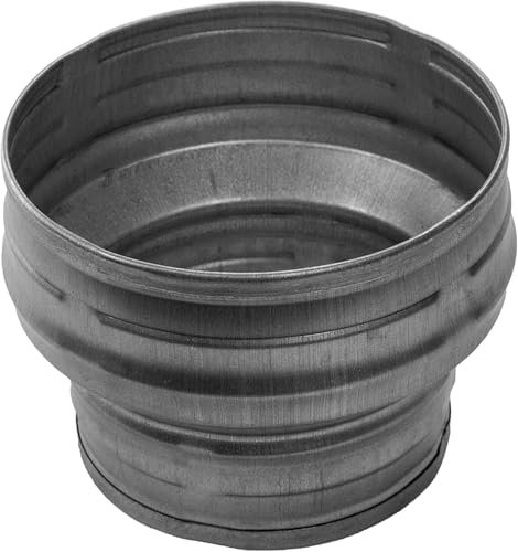 Vent Systems 160 mm auf 100 mm Rohr Reduzierung-Adapter - Reduzierverbinder für HVAC-Lüftungssysteme, Lueftungsrohr, Abluftrohr, Klimaanlage Verbinder - Rundrohr Reduktion/Reduzierstueck