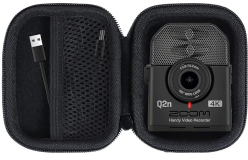 Lebakort Hard Carry Case Compatible with Zoom Q2n-4K Audio Video Recorder