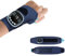 WRQIOO Appareil de massage des mains, du poignet avec 3 niveaux de chaleur, 6 modes de massage et 19 niveaux de puissance, appareil de massage sans fil pour soulager la fatigue du poignet