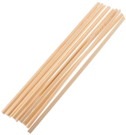 SOLUSTRE 10 STK. Dreieckige Holzleiste trimmen Fensterdekorationsleiste Streifen dreikantleiste holzstange Fenstergitter-Modellierungsverkleidung Zierleiste für Fliegengitterfenster hölzern