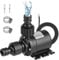 EXLECO Wasserpumpe Bürstenlose DC 12V, Mini Wasser Pumpe 800L/H 5 M Kleine Tauchpumpe Aquariumpumpe Keramik Pumpenkern Pumpe für Aquarium Teich Brunnen Pool Wasserzirkulationssystem