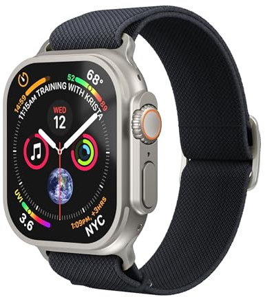 VONMÄHLEN Classic Nylon Loop – Robustes und verstellbares Nylonarmband, schweiß- und wasserbeständig, kompatibel mit Apple Watch