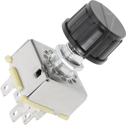 Luxshiny Interruptor Del Soplador Del Aire Acondicionado Para Acondicionador Control Perilla Del Aire Acondicionado Del Auto Interruptor De Aire Acondicionado Partes De Ca Aleación