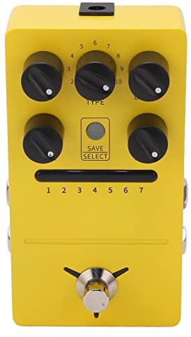 aqxreight Multi -Modulationspedal mit 11 Effekten True Bypass für E -Gitarre FS05