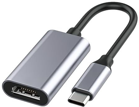 zoerbufan Adattatore da USB C a HDMI 4K 2K 1080P, USB Tipo C Maschio a HDMI Femmina, HD Uscita Audio Video per iPhone 15,16 Pro/Max MacBook Pro/Air 2023 iPad Pro iMac S23 XPS 17 e altro