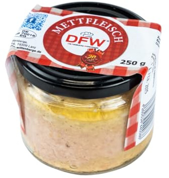 Mettfleisch 250g (Glas) Wurstkonserve | Hausmacher Qualität | DFW (1229)
