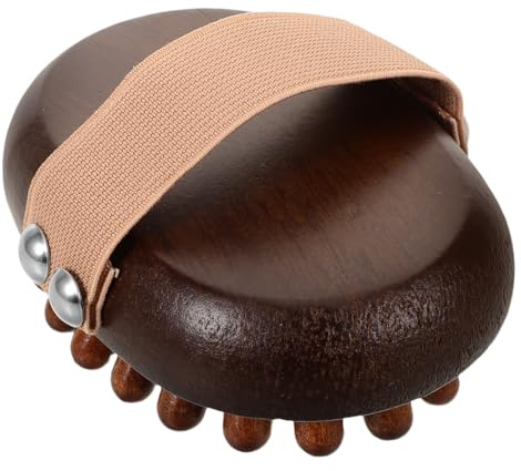 VICASKY Holz Meridian Massagebürste Handmassagegerät Akupressur Körper und Kopfhautmassage Wellness Bürste für Entspannung und Peeling Zuhause und Reise