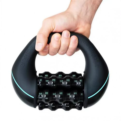 Appareil Anticellulite Électrique - Masseur Électrique Portatif à Rouleaux, 3 niveaux d'intensité, Réduit Cellulite et Tensions, Corps et Jambes