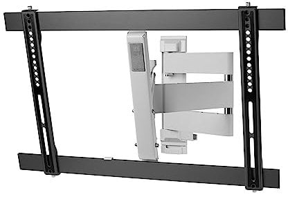 One For All TV-Wandhalterung - Schwenkbar 180° / Neigbar / Ausziehbare Fernseher Halterung Schwarz Weiß – WM6651, 32-84