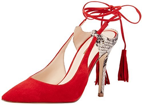 Guess Women's Baja Court Shoes, Red Medium Red, 3 UK