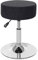 Mendler Hocker HWC-C22, Sitzhocker Schminkhocker, höhenverstellbar Ø 35cm - Textil, dunkelgrau