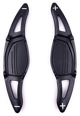 H-Customs Schaltwippen Shift Paddle Kompatibel mit RS R8 RS3 RS4 RS5 RS6 TT-RS 2016-2020 Alu Black