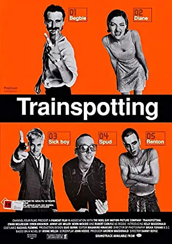 Theissen Trainspotting Poster Borderless Vibrant Movie Poster - Matte Poster Frameless Gift 11 x 17 Zoll (28 x 43 cm) *IT-00112