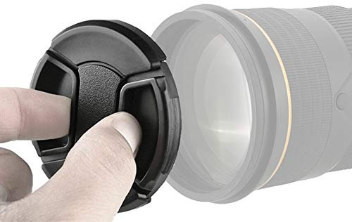 TAPPO COPRI OBIETTIVO LACCETTO diametro 62mm LENS CAP cover coperchio compatibile con Nikon Canon Sony Sigma Tamron Olympus Fujifilm Panasonic Pentax Samsung copriobiettivo fotocamera 62 mm