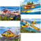 alles-meine.de GmbH 2 Stück Mini Puzzle/Minipuzzle - 54 Teile - Flugzeug/Helikopter/Hubschrauber - inkl. Name - für Kinder & Erwachsene - Kinderpuzzle - Minipuzzles M..