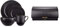 Tower T867002BLK Empire 16 Piece Dinnerware Set, Stoneware, Black and Brass & T826090BLK Empire Roll Top Bread Bin, Stainless Steel, Black and Brass, One Size