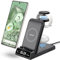 Wireless Charging Station for Google Pixel Watch 1st, Foldable 4 in 1 Wireless Charger for Google Pixel 9 Pro/Pro XL/9/8a/8 Pro/8/7a/Fold/7/7 Pro/6/6 Pro, Pixel Buds Pro/2, SwanScout 703G