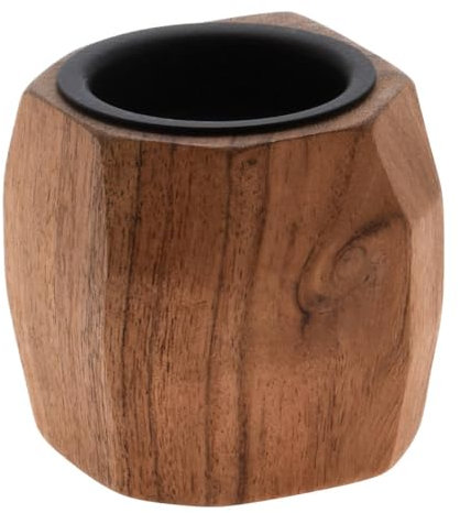 Home & Styling Teelichthalter aus Akazienholz, 6 cm