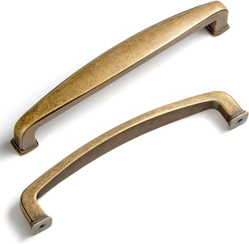 SYZOW 6 Piezas tiradores armarios vintage bronce,Tiradores Cocina 128mm Armarios Tiradores de Muebles