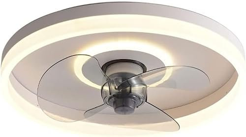 Popular ventilador de techo minimalista con función de 3 velocidades con luz decorativa, ventilador de techo de estilo nórdico de 3 aspas con control remoto disponible, para jardín de infantes, sala