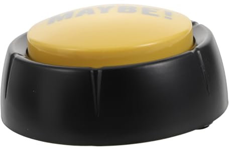 TOYANDONA 1stk Tontaste Stimmhafte Taste Spielzeug Ja Nein Knopf Buzzer Mit Sound Yes No Buzzer Sprechende Kn? Sound Taste Yes No Button Sprachtaste Weihnachten Kind Plastik Geschenk