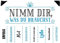Gutsch Verlag Motivierende Postkarte mit Spruch 'Nimm Dir, was du brauchst' – Inspiration für Erfolg, Mut, Liebe & Abenteuer – Ideal als Geschenk und Dekoration
