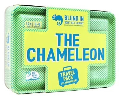 Chameleon Travel: The Award-Winning Spot-the-Imposter Game in a Travel Friendly Tin with 20 new topics