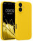 kwmobile Case Compatible with Apple iPhone 16 Case - Slim TPU Silicone Phone Cover - Soft Touch Finish - Radiant Yellow
