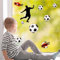 Wandtattoo Loft Fensterbild Kinderzimmer Junge Fussball Motiv – A3 Bogen Wiedervendbar – Fensterdeko Kinderzimmer, Fußballspieler, Fußballnetz, Fußballfan, Deko Kinderzimmer Jungen, Fensteraufkleber