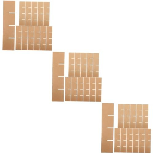 HAWILLOSCH 3ensembles Boîte De Séparation Carton Pour Déménagement Kit De Cloisons Pour Verres Et Vaisselle Séparateurs Et Réutilisables Pour Lors Transport Dimensions Avec