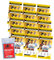 Bundle mit Topps Match Attax Karten Champions League 2024-2025 Trading Cards - Exklusive 10 STRONCARD Sammelkarten Hüllen - 15 Booster