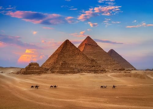 AveJoys Puzzle für Erwachsene 1000 Teile Die großen Pyramiden 70 x 50 cm Puzzles für Erwachsene Pädagogisches Spiel Herausforderung Spielzeug 1000 Teile Puzzles für Erwachsene Kinder