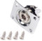 CIMAXIC Electric Guitar Bass Jack Plate Socket Standard 1/4'' Output Jack with Screws