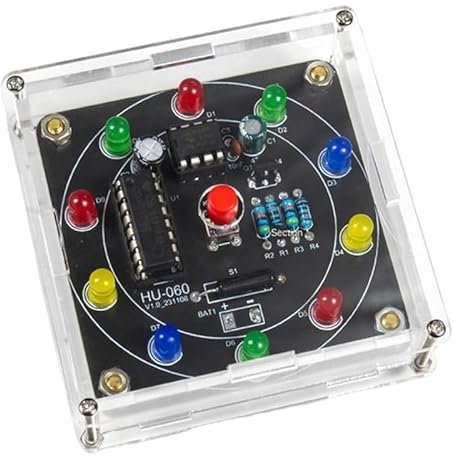 Bausatz: Elektronisches Glücksrad mit Gehäuse