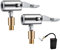 2 Stück Autoventil Adapter 8mm Autoventil Hebelstecker Air Chuck Tragbarer Reifenluftfutter Ventil Anschluss Reifen Ventil Luftpumpe Clip Autoluftpumpen Gewindedüsen Adapter Reifenfülldüse