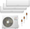 HANTECH Multisplit Klimaanlage 27000 BTU H-PRO mit 3x9000 BTU Inneneinheit WIFI (27000 BTU mit 3x9000 BTU Inneneinheit)