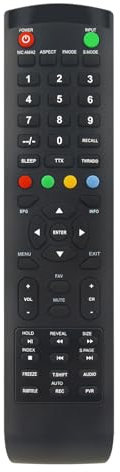 VINABTY Neu HTC-3248 Fernbedienung Ersatz HTL-3246 Fernbedienung für ﻿XORO TV HTC-3248 HTL-2447 HTL-3246 HTC-2448 Remote Controller