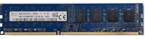SK hynix 8GB DDR3 1600MHz PC3-12800 DIMM 240-Pin CL11 2Rx8 Desktop RAM - Perfettamente compatibile, alternativa originale Samsung, P/N HMT41GU6BFR8A-PB
